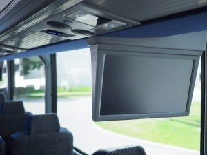 Bus TV screen